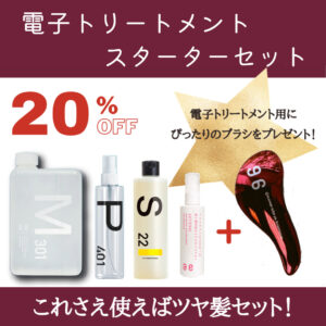 お一人様一回限り】電子トリートメントスターターセット！20%OFF+ 